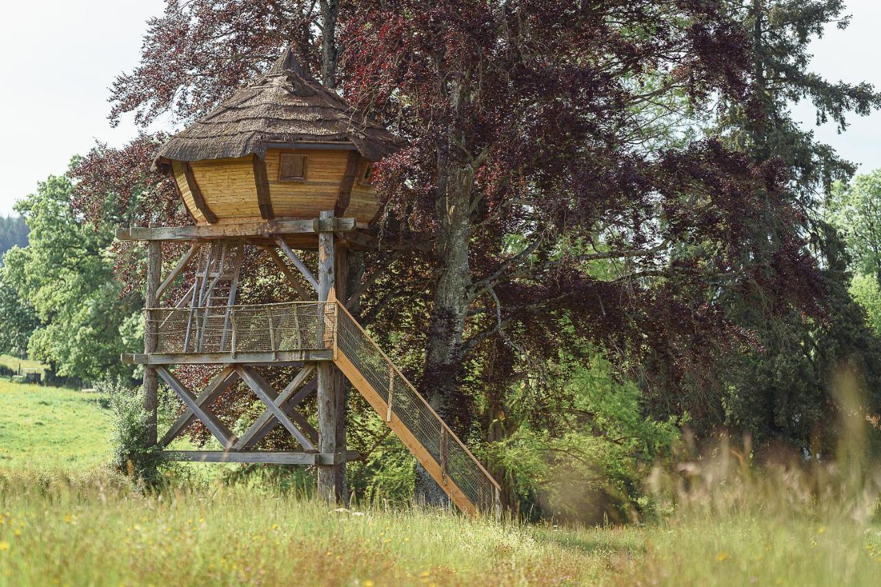 Cabane Perchee Dans Les Arbres Saint-Hilaire-en-Morvan Exterior photo
