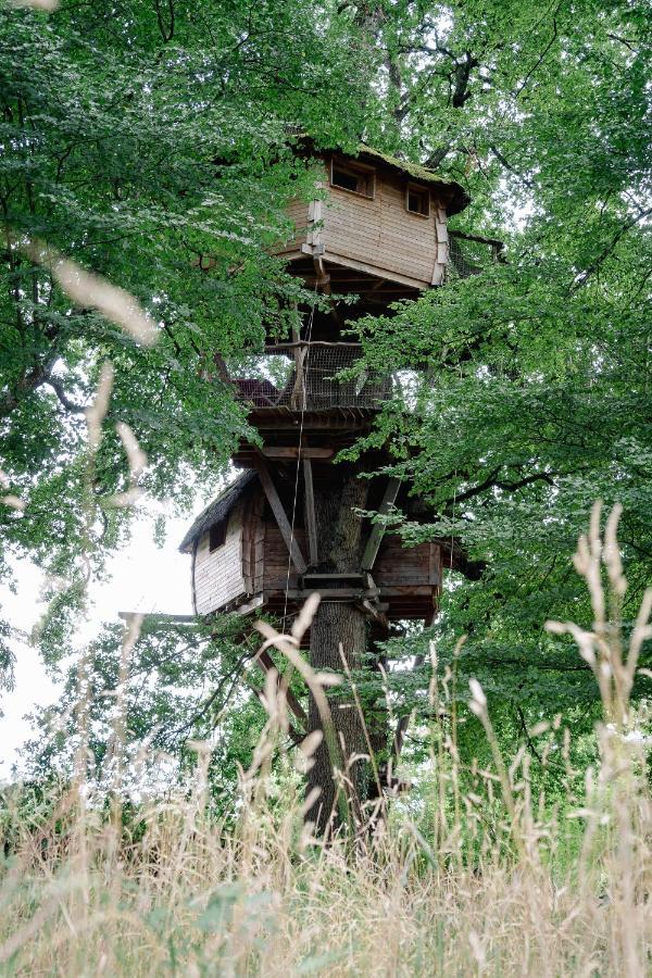 Cabane Perchee Dans Les Arbres Saint-Hilaire-en-Morvan Exterior photo