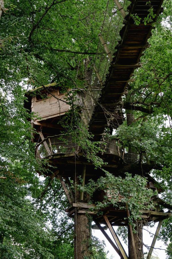 Cabane Perchee Dans Les Arbres Saint-Hilaire-en-Morvan Exterior photo